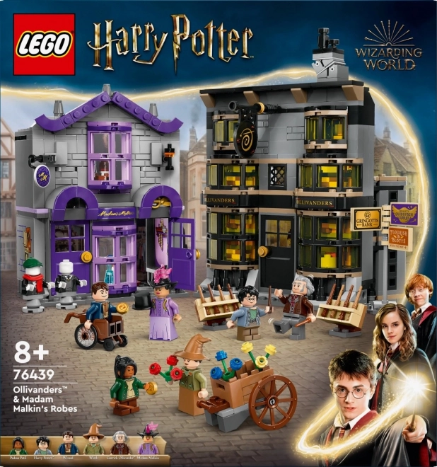 Set costruzioni LEGO Harry Potter Negozi di Ollivander e Madame Malkin