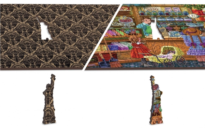 Puzzle in Legno Avventura Dolce 2 in 1