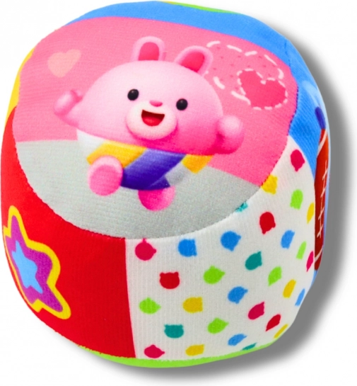 Palla morbida colorata con sonaglio per bambini 9 cm