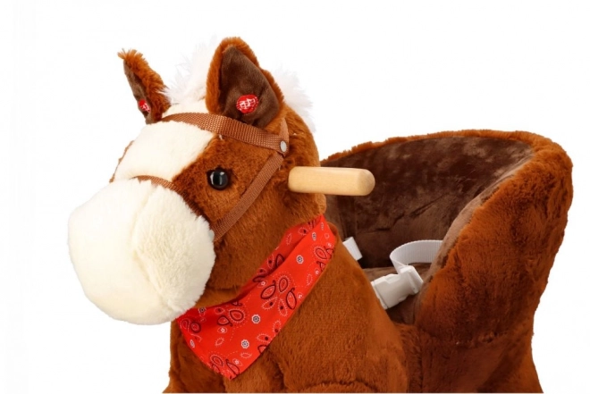 Cavallo a dondolo con seggiolino e ruote