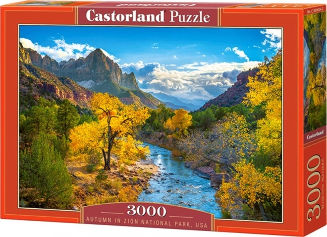 Puzzle Castorland Autunno nel Parco Nazionale di Zion 3000 Pezzi