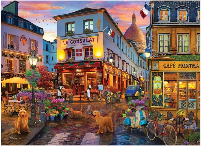 Puzzle Caffetteria Montmartre 1000 pezzi