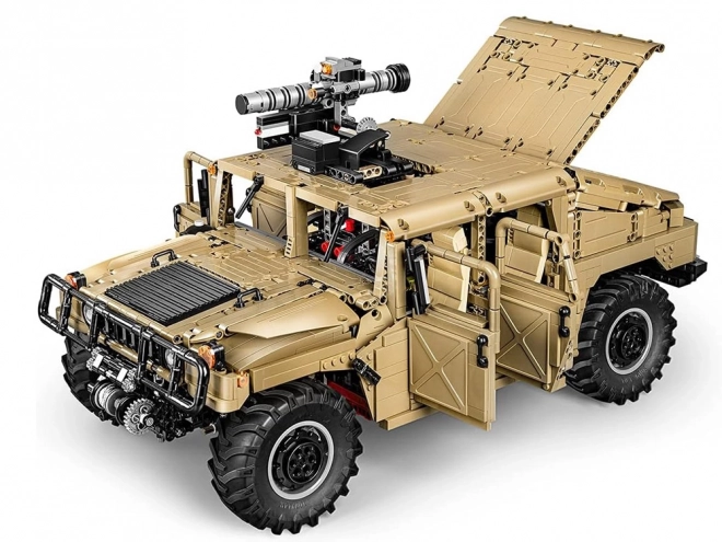 Set mattoncini auto militare Humvee