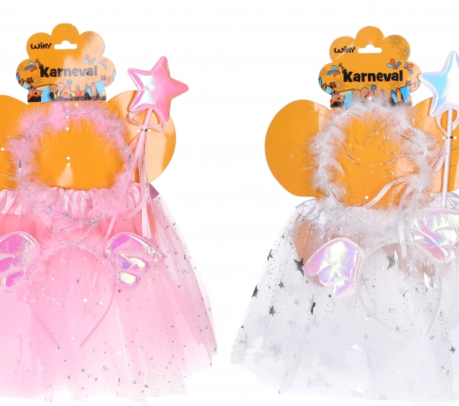 Set carnevale per principessa e angelo
