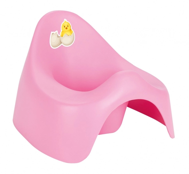 Vasino per bambini in plastica rosa