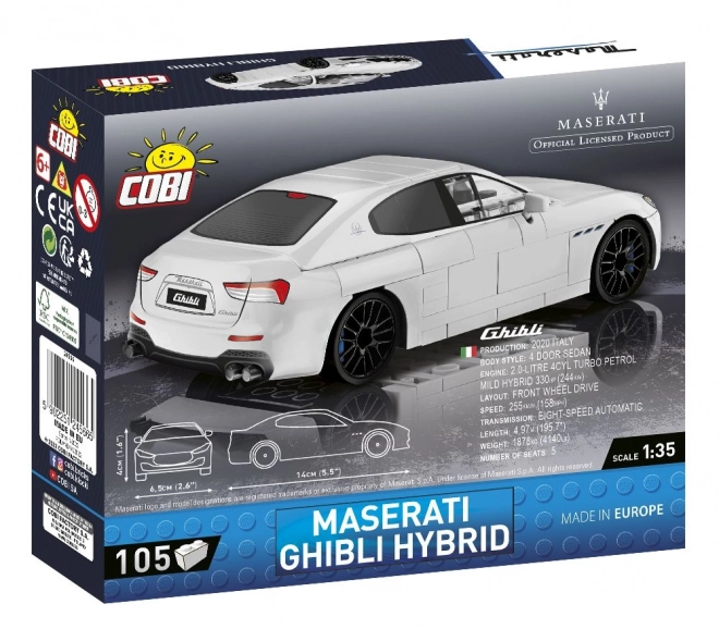 Modello Maserati Ghibli Hybrid in scala 1:35