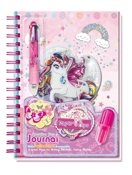 Diario a spirale con unicorno Pecoware