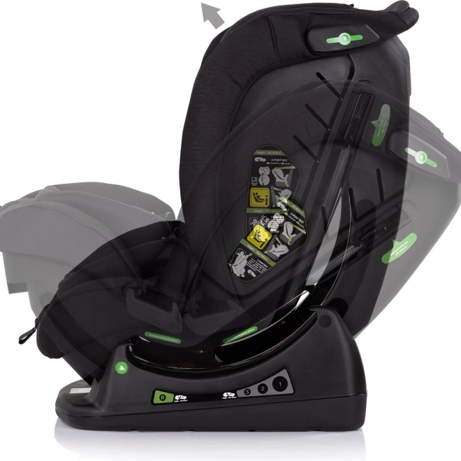 Seggiolino auto per bambini Chipolino Aviato i-Size 40-150 cm mora