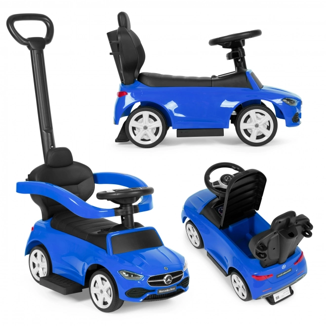 Auto spingi e corri per bambini con licenza Mercedes C Class - Blu