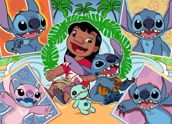 Puzzle Lilo e Stitch 4x100 pezzi