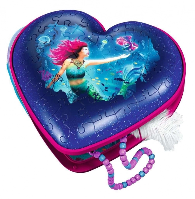 Puzzle 3D cuore Sirena