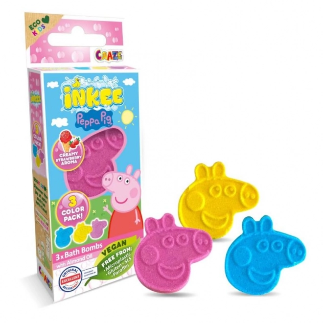 Mini set bombe da bagno Peppa Pig Inkee