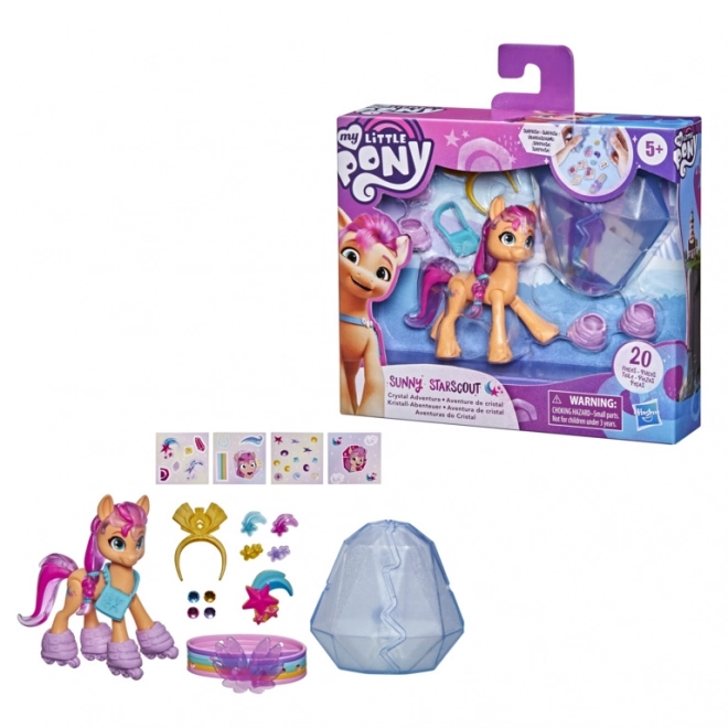 Figurina Sunny Starscout My Little Pony – Avventura Cristallo