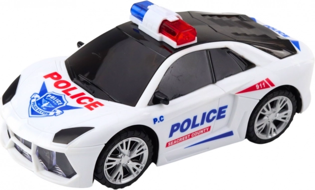 Auto della polizia interattivo con luci e suoni