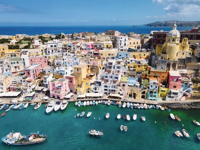 Puzzle Ravensburger Isola di Procida Italia 1500 Pezzi