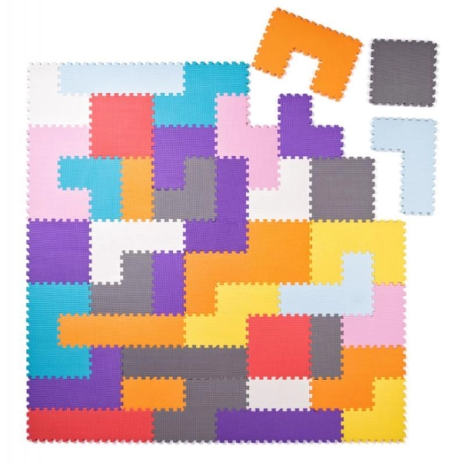 Composizione creativa in stile TETRIS