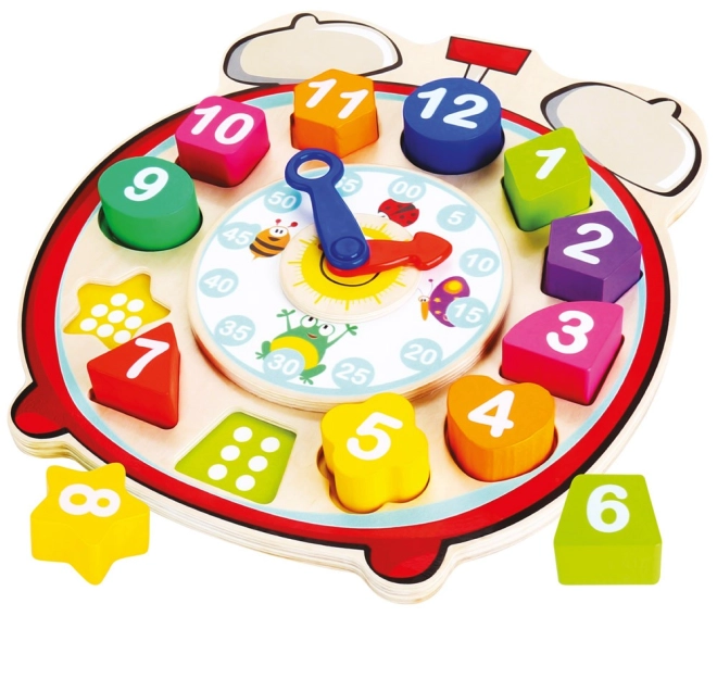 Forme colorate a incastro con numeri