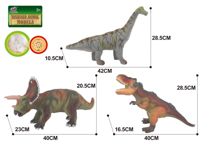 Dinosauro morbido interattivo 42 cm