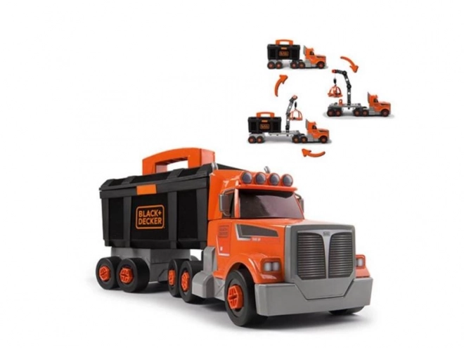 Camion 3 in 1 Black+Decker con strumenti Smoby