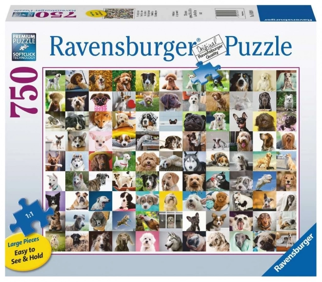 Puzzle Ravensburger: 99 Adorabili Cagnolini