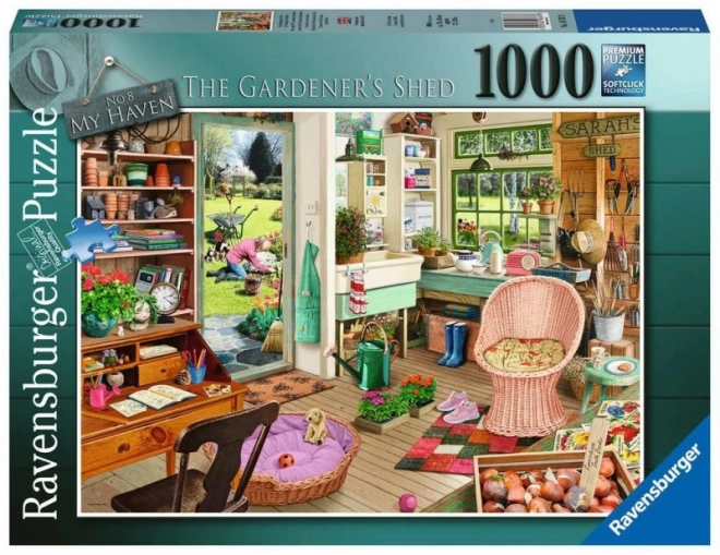 Puzzle Ravensburger Il Capanno da Giardino 1000 Pezzi