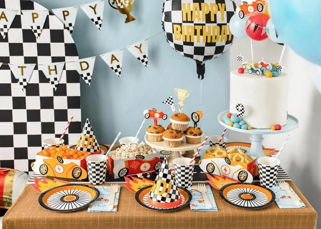 Decorazioni per cupcake Auto 12 cm