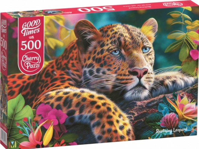 Puzzle Leopard Sdraiato 500 Pezzi