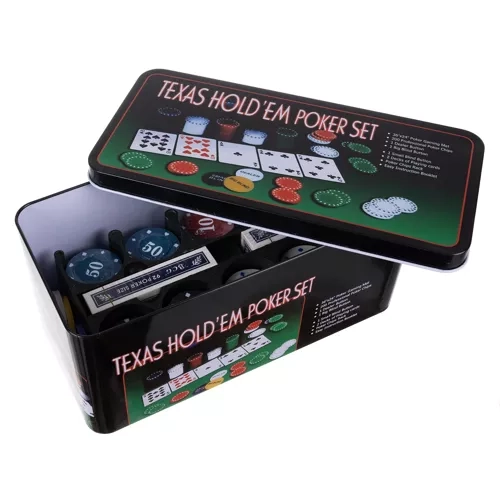 Set Poker Texas Hold'em 200 Gettoni Malatec