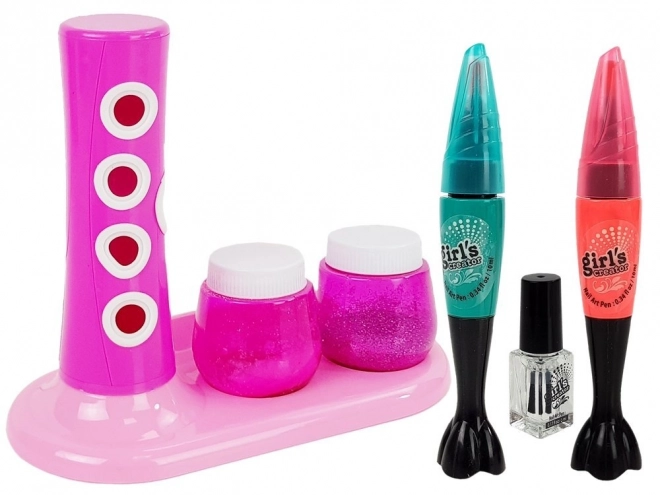 Kit per Nail Art con Glitter e Adesivi Colorati