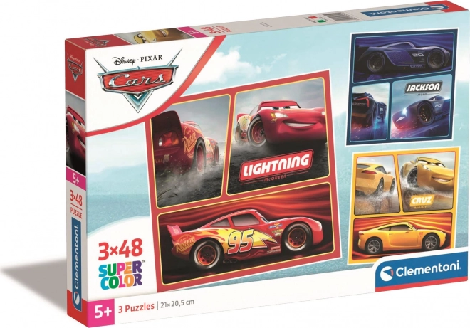 Clementoni puzzle Cars 3x48 pezzi