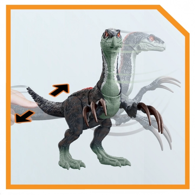 Figura Jurassic World Therozinosauro Attacco con Suono