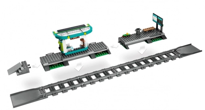 Tram cittadino con stazione LEGO City