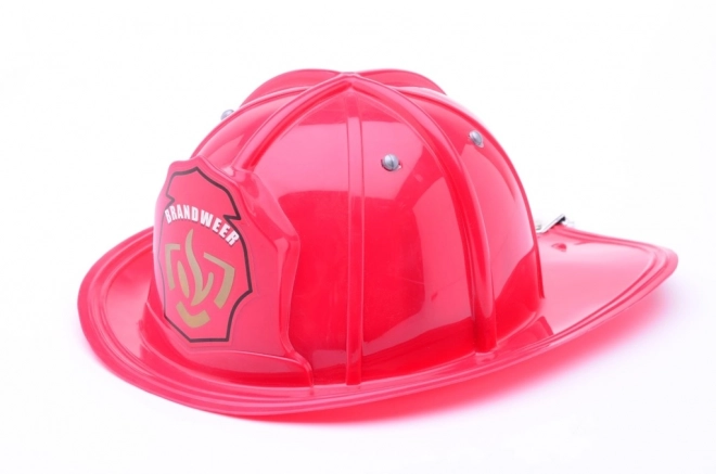 Casco da pompiere rosso