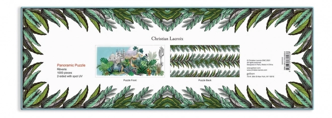 Puzzle panoramico reversibile Christian Lacroix: meditative