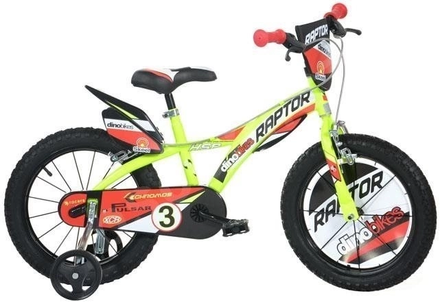 Bicicletta per bambini Raptor 14 pollici della Dino Bikes