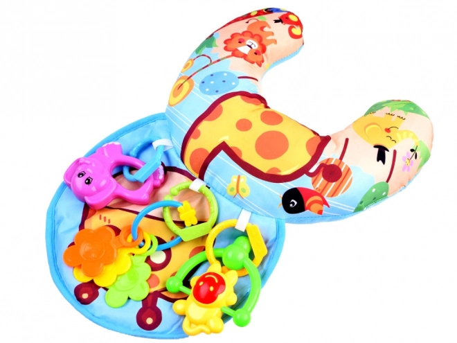 Cuscino stabilizzatore per bambino con giochi colorati – Giraffa