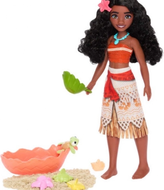 Disney Principessa Vaiana Bambola con Amici dell'Oceano