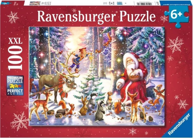 Puzzle Natale nel bosco XXL 100 pezzi