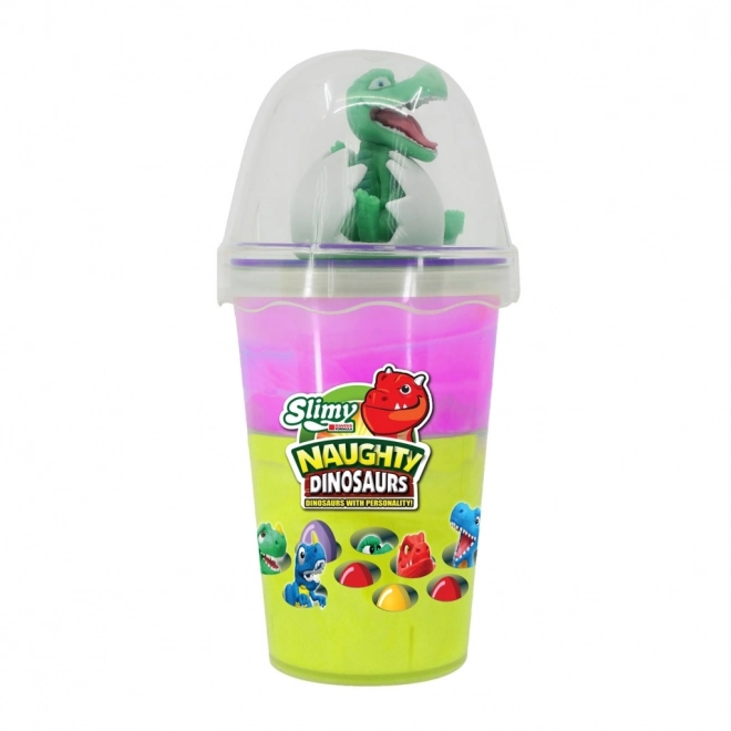 Slimy con dinosauro