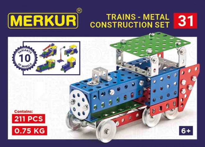Stavebnice treni MERKUR con 10 modelli