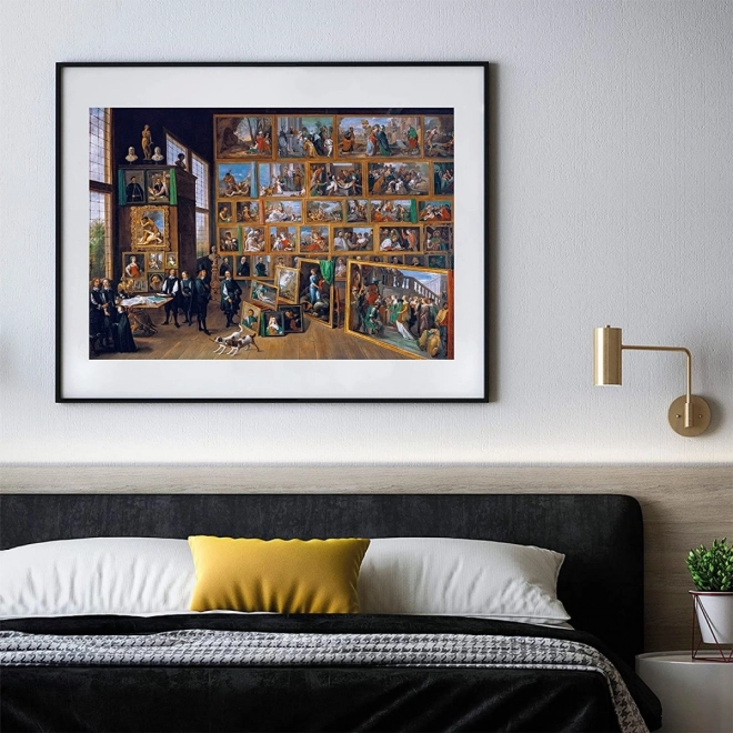Puzzle Collezione Museo: L'arciduca Leopoldo Galleria di Bruxelles 2000 pezzi