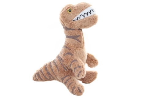 Piccolo velociraptor di peluche