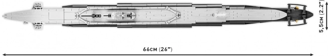 Modello Dettagliato del Sottomarino USS Tang