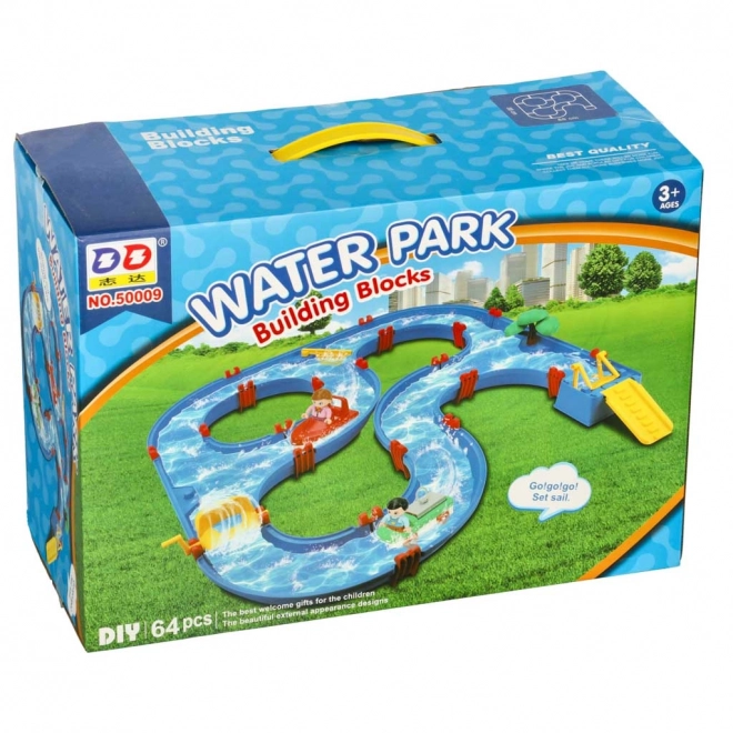 Pista d'acqua giocattolo per bambini 64 pezzi