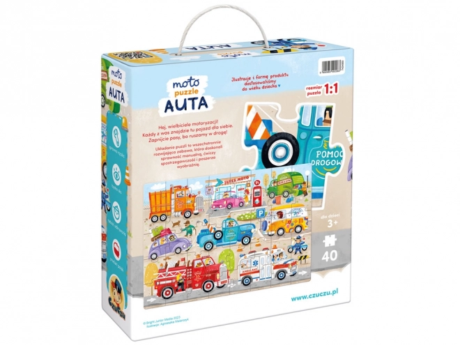 Puzzle 40 pezzi Moto Puzzle Auto
