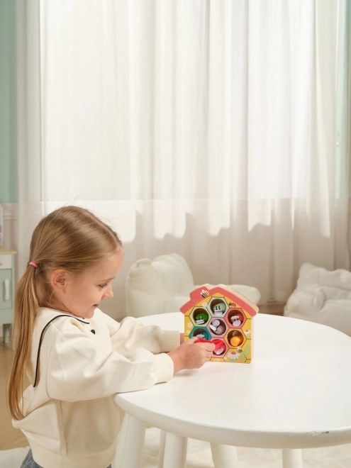 Gioco in Legno Alveare d'Ape per Bambini