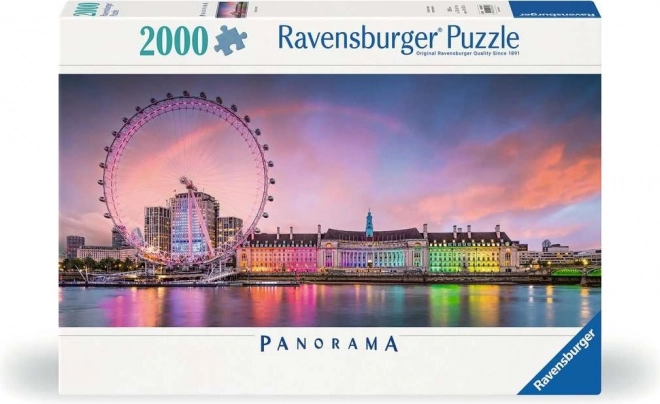 Puzzle panoramico Londra colorata 2000 pezzi