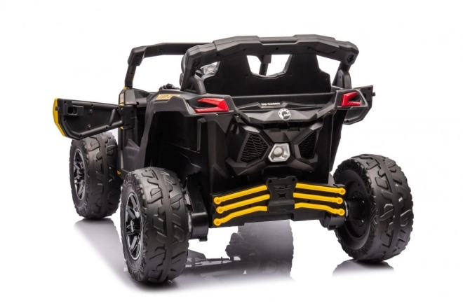 Auto a batterie buggy Can-Am giallo