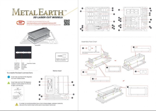 Puzzle 3D Tempio Partenone METAL EARTH