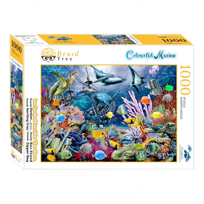 Puzzle Brain Tree Mare variopinto 1000 pezzi